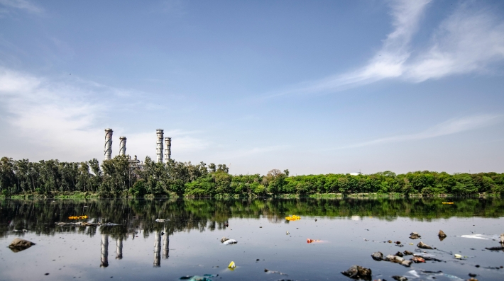 photo of garbage-on-body-of-water-